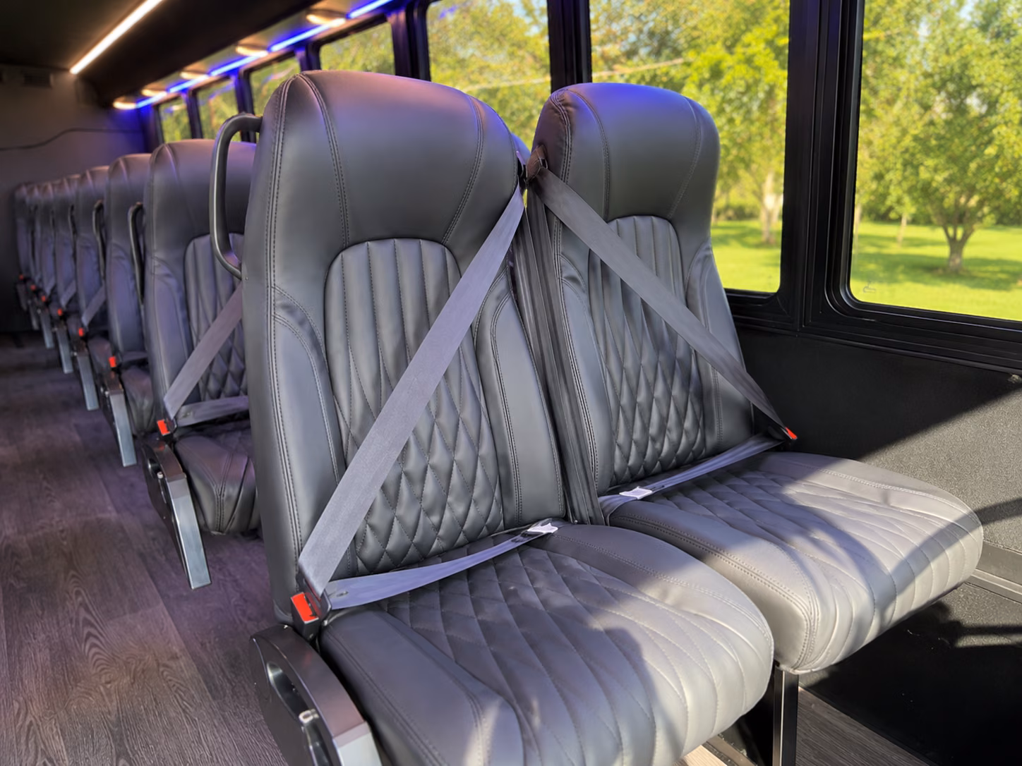 roanoke concert transportation onboard seating