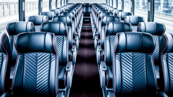54 passenger charter bus inside winston salem