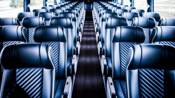 56 passenger charter bus inside winston salem